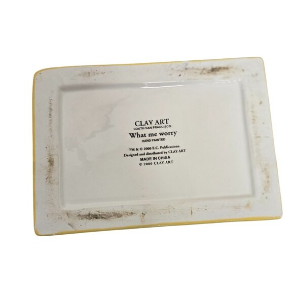 Clay Art 13.5" Mad Magazine Alfred E. Neuman Ceramic Cookie Jar What Me Worry? - Picture 8 of 10